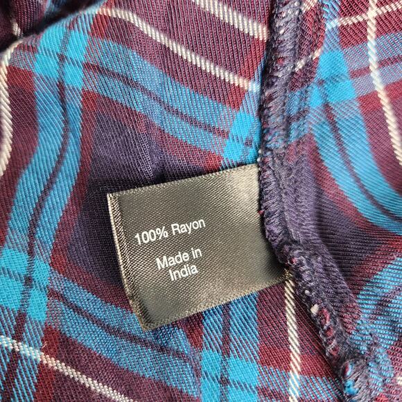 Lane Bryant No Peek Button Front Plaid Peplum Top 18/20 NWT - Picture 8 of 8